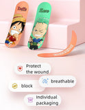 Luffy/Zoro Medical Band-Aid Cartoon Cute Breathable waterproof  (A box of ten Band-Aids)