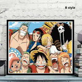 Luffy/Zoro/Nami handsome handicraft doodle digital oil painting (couples, birthday gifts, portraits)