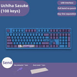 Sasuke/Kurama Mechanical Keyboard Three-mode wireless RGB backlit gaming office desktop esports Keyboard