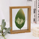 Zoro/Luffy modelling handsome cartoon art souvenir leaves carved