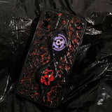 Sasuke Sharingan pure handmade mobile phone case Apple exquisite Trend Silicone Anti-collision phone case