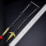 Namikaze Minato Weapon model Namikaze Minato Fly Thor five-section Whip all-metal weapon model（apply to costume play）