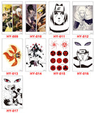 Uchiha Sasuke Cool character tattoo stickers