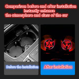 Uchiha Sasuke The Sharingan Car 7 Color Changing Intelligent Sensing Coasters