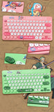 Luffy/Zoro/Chopper wireless bluetooth keyboard and mouse suite For desktop laptop, easy to carry, easy to work（Buy keyboard now and get 1 free phone case for $19, today only! Please contact customer service after purchase）