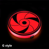 Uchiha Sasuke The Sharingan Car 7 Color Changing Intelligent Sensing Coasters