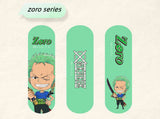 Luffy/Zoro Medical Band-Aid Cartoon Cute Breathable waterproof  (A box of ten Band-Aids)