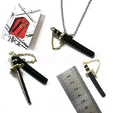 Zoro Knife Necklace with Knife sheath Metal Alloy Detachable Express Knife (Knife size 6CM)