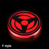 Uchiha Sasuke The Sharingan Car 7 Color Changing Intelligent Sensing Coasters