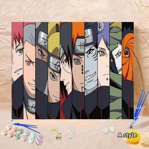 Akatsuki handsome handicraft doodle digital oil painting（for couples, birthday gifts, portraits）