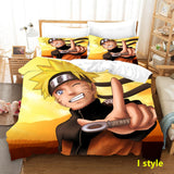 Sharingan Comfortable Home Textile Polyester Bedding 3 Sets（Complimentary bed hanging cloth）