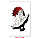 Uchiha Sasuke Cool character tattoo stickers