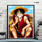 Luffy/Zoro/Nami handsome handicraft doodle digital oil painting (couples, birthday gifts, portraits)