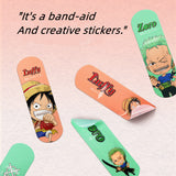 Luffy/Zoro Medical Band-Aid Cartoon Cute Breathable waterproof  (A box of ten Band-Aids)