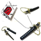 Zoro Knife Necklace with Knife sheath Metal Alloy Detachable Express Knife (Knife size 6CM)