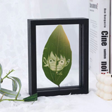 Zoro/Luffy modelling handsome cartoon art souvenir leaves carved