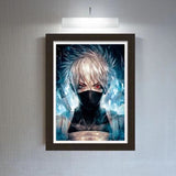 Hatake Kakashi HD 3D GRADIENT DEFORMATION THREE-DIMENSIONAL DECORATIVE PAINTINGS COOL CHARACTERS SUPER HANDSOME(FOR OTHER DESIGNS, PLEASE CONTACT US)