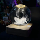 Sunny/Merry Crystal ball night light Creative DIY rechargeable luminous crystal ball night light exquisite touch night light