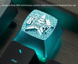 Luffy/Zoro role logo metal keyboard cap