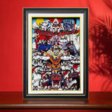 Daiyoji Ninkai Taisen handsome cartoon handicraft 3D drawing (for couples, birthday gifts, portraits)