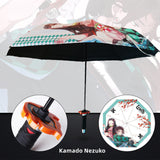 Kamado Tanjirou/Agatsuma Zenitsu cool katana hilt umbrella that folds (As Handsome As Weapons In dm)