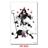 Uchiha Sasuke Cool character tattoo stickers