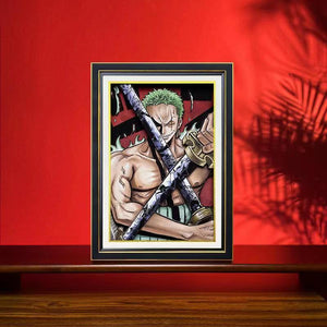 Zoro handsome cartoon handicraft 3D drawing (couples, birthday gifts, portraits)