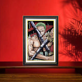 Zoro handsome cartoon handicraft 3D drawing (couples, birthday gifts, portraits)