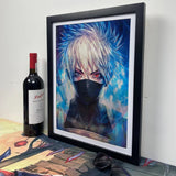 Hatake Kakashi HD 3D GRADIENT DEFORMATION THREE-DIMENSIONAL DECORATIVE PAINTINGS COOL CHARACTERS SUPER HANDSOME(FOR OTHER DESIGNS, PLEASE CONTACT US)