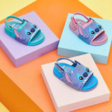 Stitch lovely cartoon neutral velcro non-slip children's beach sandals