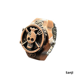 Luffy ring modelling retro fashion creative contracted clamshell ring watches