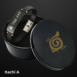 Sasuke/Itachi Secondary Element Titanium Gold Sports Bracelet (Length 21CM width 1CM)