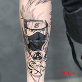 Uchiha Sasuke Cool character tattoo stickers