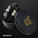 Sasuke/Itachi Secondary Element Titanium Gold Sports Bracelet (Length 21CM width 1CM)