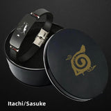 Sasuke/Itachi Secondary Element Titanium Gold Sports Bracelet (Length 21CM width 1CM)