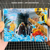 Luffy Make an exclusive pop-up book with fun navigation diary (39 scenes, 2 pop-up books, need to install yourself)