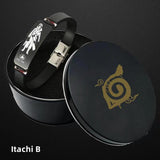 Sasuke/Itachi Secondary Element Titanium Gold Sports Bracelet (Length 21CM width 1CM)