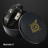 Sasuke/Itachi Secondary Element Titanium Gold Sports Bracelet (Length 21CM width 1CM)