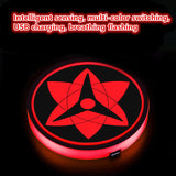 Uchiha Sasuke The Sharingan Car 7 Color Changing Intelligent Sensing Coasters