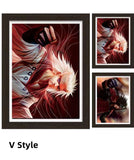 Hatake Kakashi HD 3D GRADIENT DEFORMATION THREE-DIMENSIONAL DECORATIVE PAINTINGS COOL CHARACTERS SUPER HANDSOME(FOR OTHER DESIGNS, PLEASE CONTACT US)