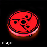 Uchiha Sasuke The Sharingan Car 7 Color Changing Intelligent Sensing Coasters