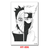 Uchiha Sasuke Cool character tattoo stickers