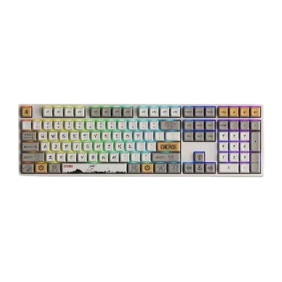 Luffy Mechanical Keyboard Three-mode wireless RGB backlit gaming office desktop esports Keyboard